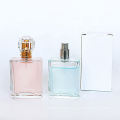 30ml Empty luxurious glass perfume bottle supplier with spray pump and cover